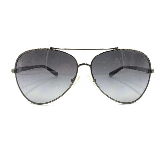 Tory Burch TY6021Q 398/T3 Aviator Snake Black Silver Sunglasses Frames 62-12 130 - Picture 6 of 12